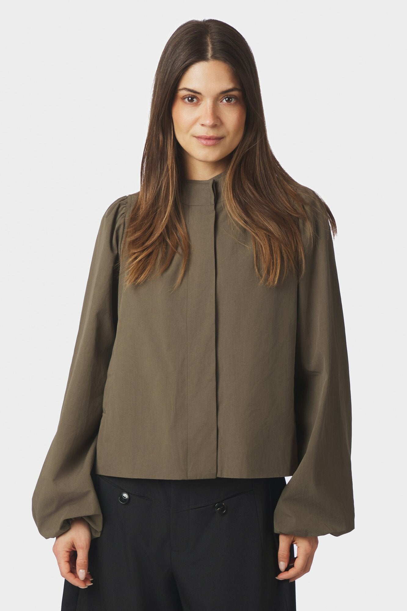 Tirsa Twill jakke - Army